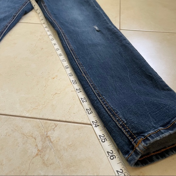 🚫 SOLD Zara Distressed Mid Rise Skinny Jean 8 - Picture 10 of 10